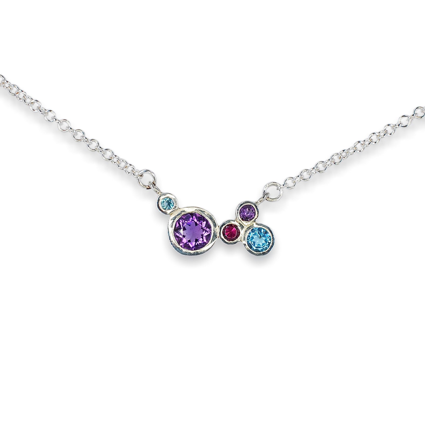 Silver Tutti Fruity Pendant