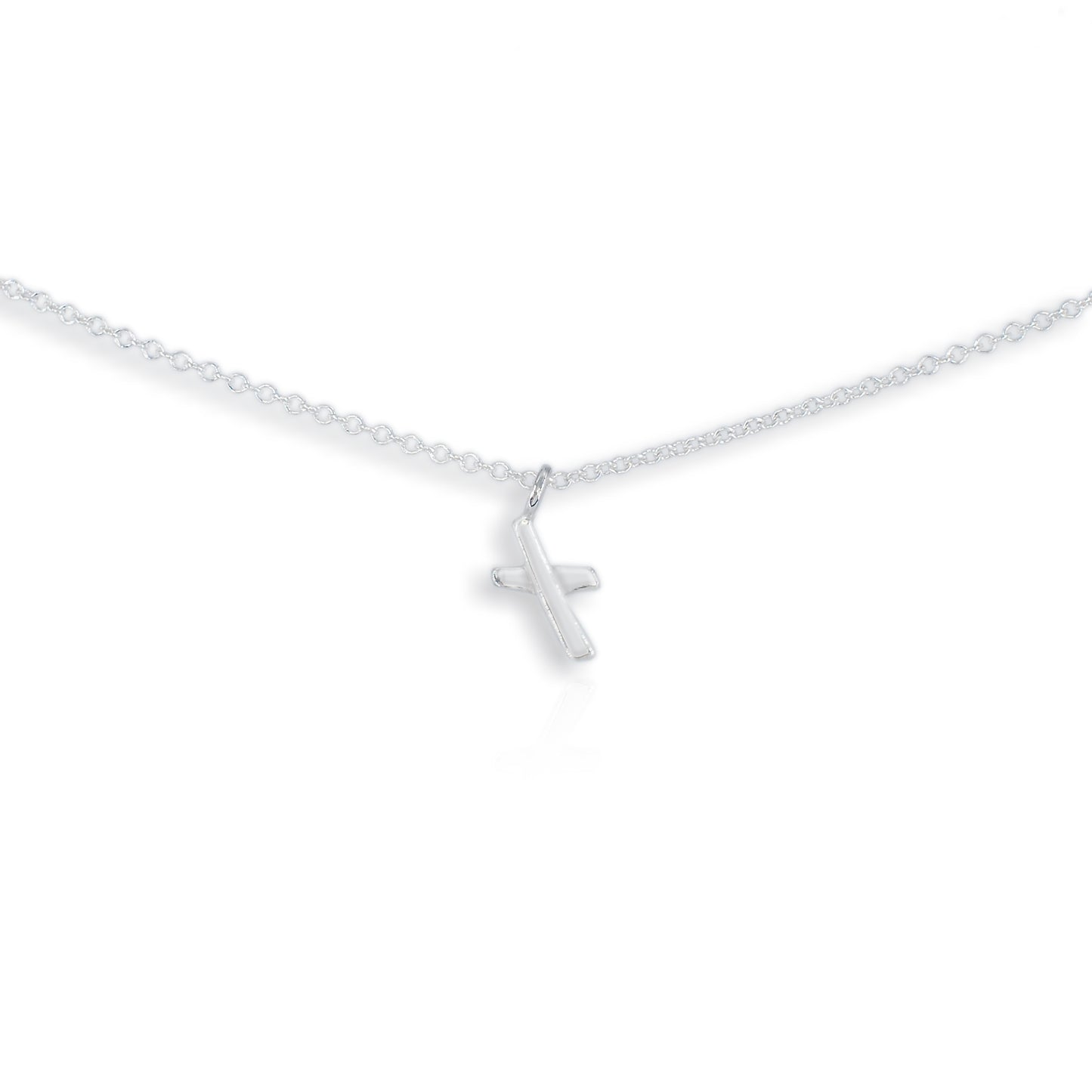 Silver Mini Cross Pendant