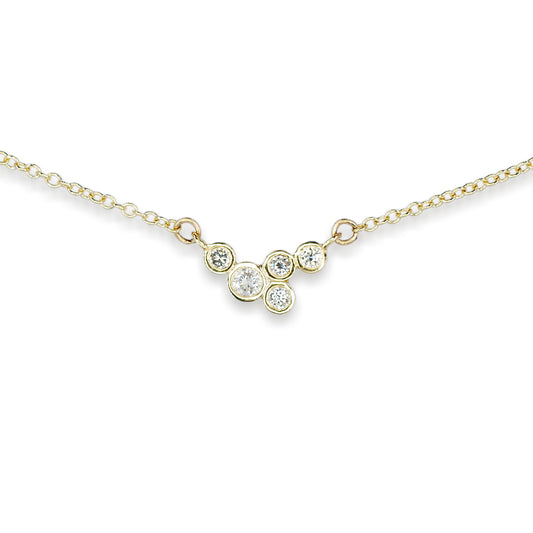 9ct Yellow Gold Tutti Fruity Diamond Pendant