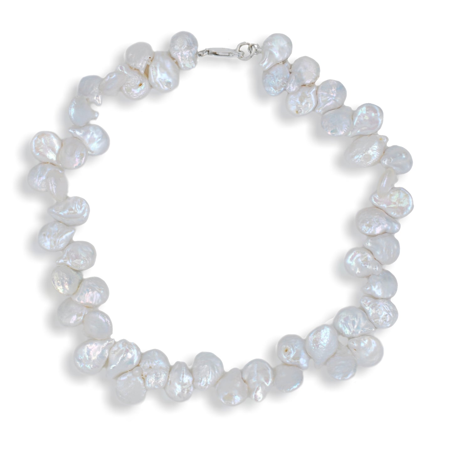 White Keshi Pearls