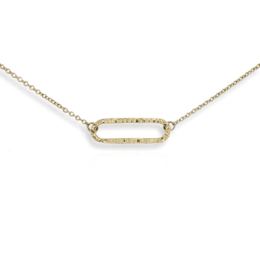Unity 9ct Yellow Gold Textured Pendant