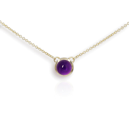 Atomic 9ct Yellow Gold Amethyst Pendant