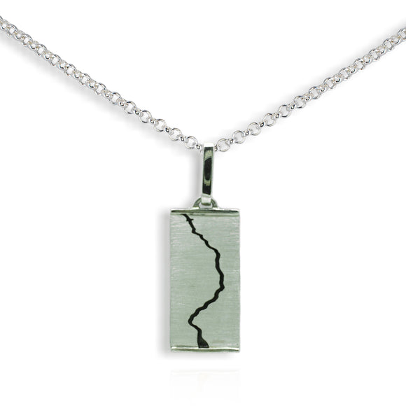 Silver Afon Tywi Pendant