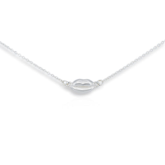 Silver Lips Pendant