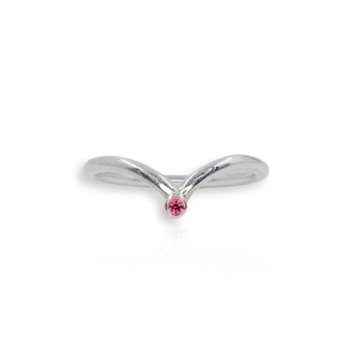 Atomic Silver Tourmaline Wishbone