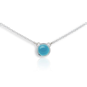Atomic Silver Turquoise Pendant