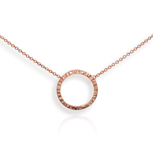Cylch 9ct Rose Gold Pendant