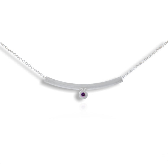 Storm Silver Purple Amethyst Pendant